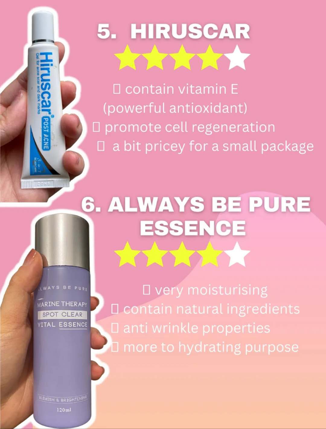 My Acne Scar Skincare!