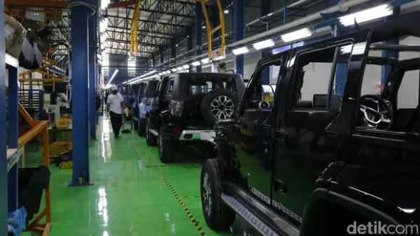 BAIC BJ40 Plus dirakit lokal.
