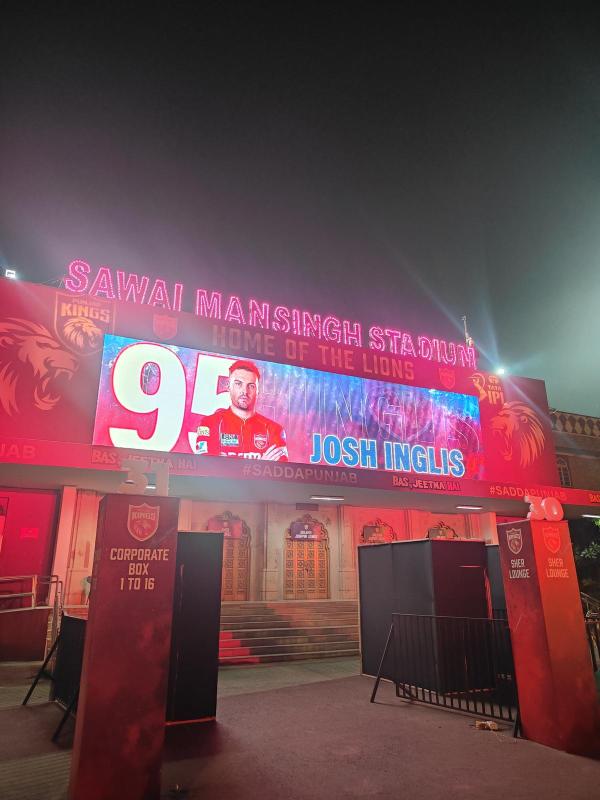 Though the match against Delhi Capitals didn’t draw a full house of jersey-clad Punjab Kings supporters, the home-like atmosphere wasn’t lost Though the match against Delhi Capitals didn’t draw a full house of jersey-clad Punjab Kings supporters, the home-like atmosphere wasn’t lost