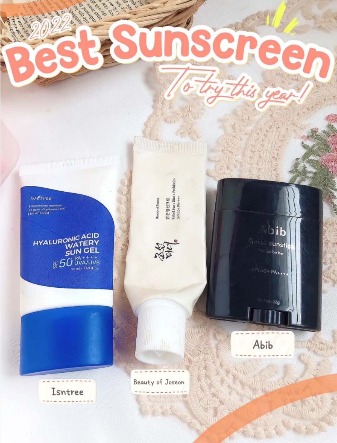 Top 3 Sunscreens!