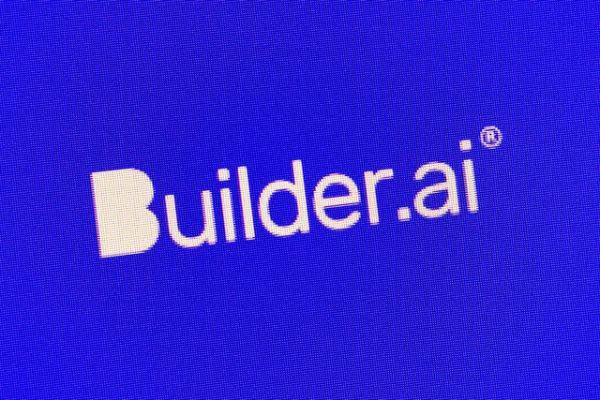 Ilustrasi logo Builder.ai. Foto: Taidgh Barron/ZUMA via REUTERS