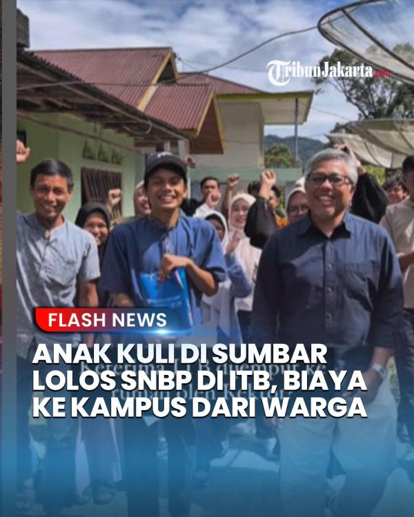 Devit Febriansyah, siswa SMAN 1 Bukittinggi, Sumbar berhasil lolos SNBP di ITB. Warga yang bangga sampai patungan untuk biaya keberangkatannya ke Bandung. Bahkan Rektor ITB ikut menemui Devit di Sumbar. Keren banget ya 

