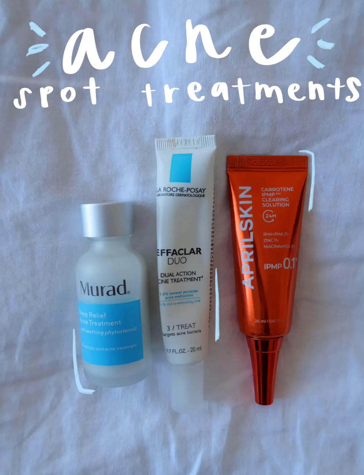 3 Acne Spot Treatments!