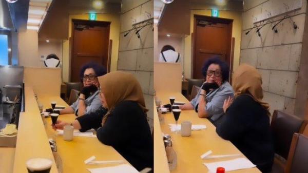 Kedekatan Ibu Syahrini dan Rosita Barack
