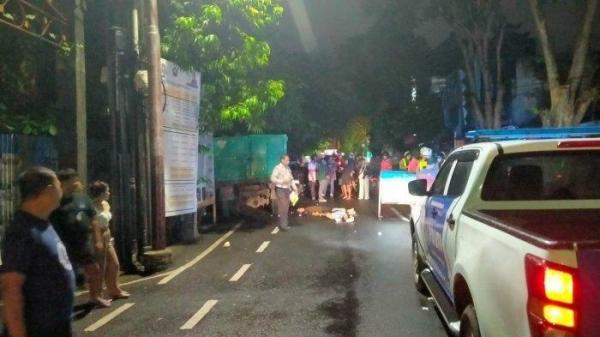 KECELAKAAN: Kecelakaan lalu lintas terjadi di ‎Jalan Diponegoro, tepatnya depan gang IV Denpasar Barat, Denpasar, Bali, pada Senin 2 Juni 2025 dini hari. Dua nyawa melayang. (TRIBUN BALI/ISTIMEWA)