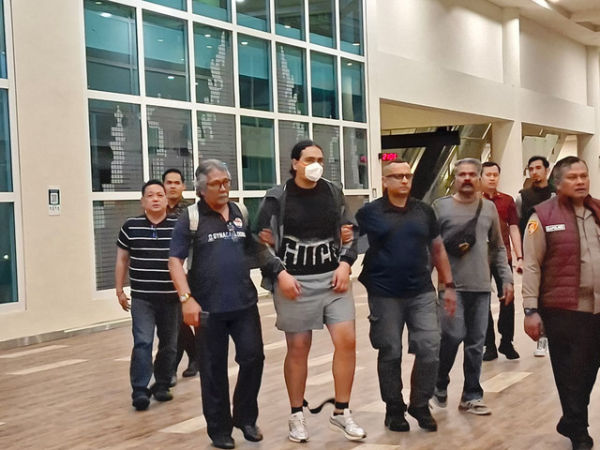 Momen penangkapan 3 WN Australia yang menembak 2 WN Australia di Bali. Dok: Ist.