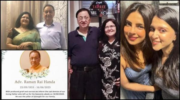 'He was our pillar of strength': Priyanka Chopra's uncle, Mannara Chopra's father passes away at 72
