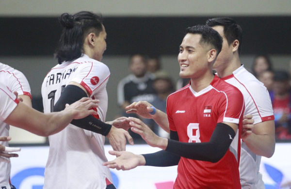 Potret Timnas Voli Putra Indonesia pada Mei 2025. <div class=