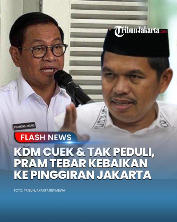 Saat Dedi Mulyadi cuek terhadap kepentingan transportasi publik, sementara Pramono Anung fokus menebar kebaikan ke masyarakat di pinggiran Jakarta.