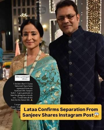 Lataa Saberwal confirms divorce from Sanjeev Seth after 15 years of marriage; Netizens draw parallels with Aamir Khan