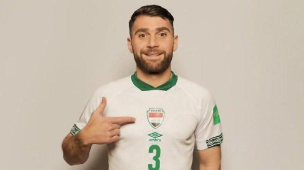 KE PERSIB - Bek Port FC, Frans Putros saat berseragam Timnas Irak yang disebut bergabung dengan Persib Bandung.