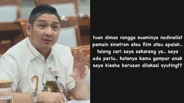 PICU AMARAH PASHA - Kolase unggahan Pasha Ungu dicapture Selasa (24/6/2025). Sang politisi dibuat naik darah usai diduga terjadi insiden antara putranya, Kiesha Alvaro dan aktor Dimas Anggara di lokasi syuting.