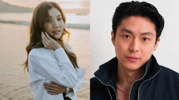 DIJODOH-JODOHKAN - Potret kolase foto artis Sarwendah (kiri) dan pria bernama Giorgio Antonio. Kedunya tengah ramai dijodoh-jodohkan karena sering live TikTok bersama, Senin (26/5/2025).