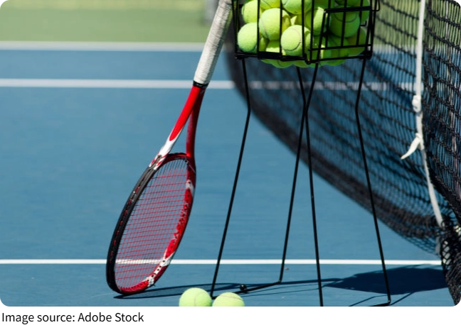 Latihan Servis Tenis