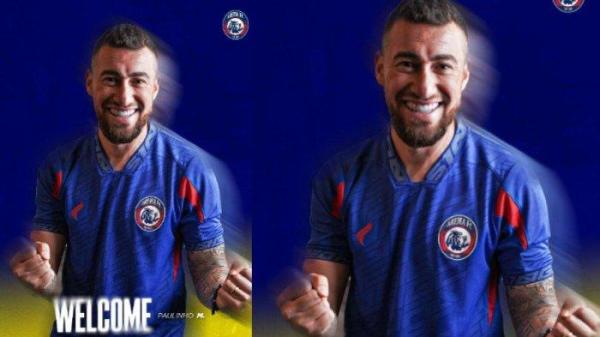 PEMAIN ASING BARU - Arema FC resmi mengumumkan Paulinho Moccelin sebagai rekrutan asing baru, Kamis (26/6/2025).