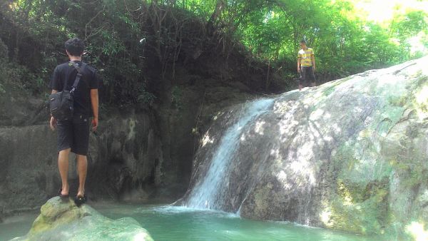 WISATA SRAGEN - Air terjun Dung Jengglong yang mempesona di Miri, Sragen, Jawa Tengah, pada 2016 lalu.