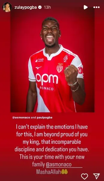 Paul Pogba telah menjadi pemain AS Monaco. <div class=