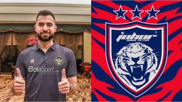 Pemain naturalisasi timnas Indonesia, Jordi Amat sempat bermain di Johor Darul Tazim