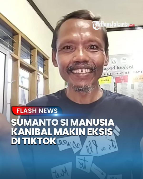 Masih ingat dengan Sumanto? Lekat dengan kasus kanibalisme, kini Sumanto yang sudah bebas di tahun 2006 makin aktif di media sosial loh. Selain buat konten mukbang, Sumanto juga ikutin tren di TikTok. 


