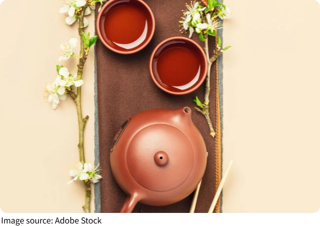 Vẻ đẹp bình dị của bộ trà