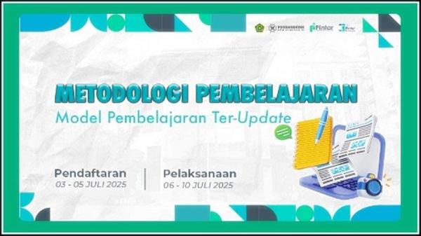 KUNCI JAWABAN - Ilustrasi kunci jawaban Modul Pelatihan Metodologi Pembelajaran Ang IX, Pintar Kemenag 2025.Pelatihan 6-10 Juli 2025. 