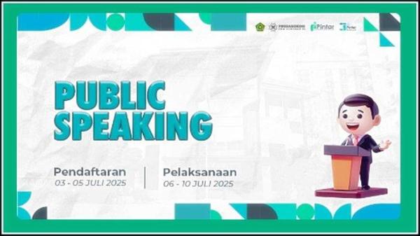 KUNCI JAWABAN -Kunci jawaban Modul Pelatihan Public Speaking Angkatan III, MOOC Pintar Kemenag 2025. Pelatihan berlangsung,6 sampai 10 Juli 2025.