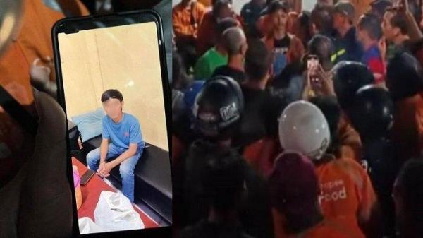 SOSOK MAS PELAYARAN - Sosok T yang mengaku pelayaran diduga menganiaya driver Shopee Food dan kekasihnya di Godean Yogyakarta. T saat itu menyindir AD dengan menanyakan minta diberi bintang berapa karena terlambat mengantar pesanan.