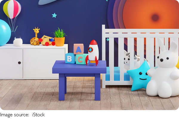 Desain Kamar Anak Aman