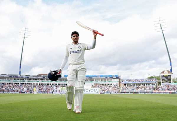Shubman Gill Walks offer a Majestic 161, England vs India, 2nd Test, Birmingham, 4th Day, July 5, 2025