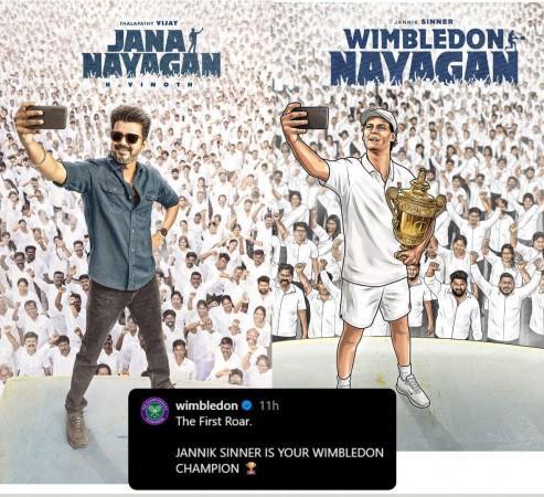 Wimbledon Honours Thalapathy Vijay, 'Jan Nayagan' During Electrifying Finals