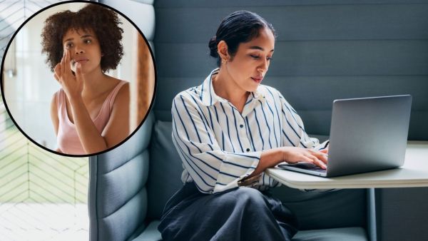 Does the skin affect the skin by sitting continuously for 8 hours in front of the laptop? Learn from experts