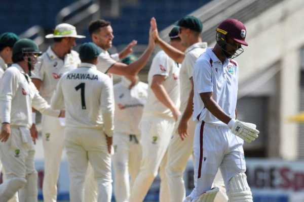 Roston Chase was one of Seven West Indies Batters to be dismissed for a Duck, West Indies vs Australia, 3rd Test, Kingston, Day 3, July 14, 2025