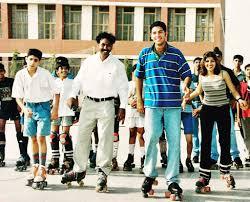 How about a #throwback to my roller skating days when I wore them after playing for India 🇮🇳 🇮🇳 🇮🇳 🇮🇳 #thisishowiroll fyi spot @zove03
