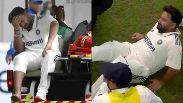 Rishabh pant badly injured his foot in the first innings of 4th test 1