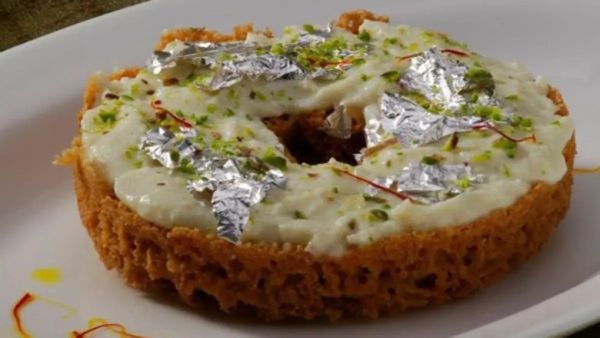 A Traditional Rajasthani Sweet, Ghevar,