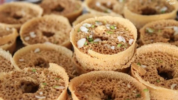 Plain ghevar sweets