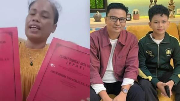 BANTAHAN IBU TIRI - Ibu tiri, Siti Mujayanah, mengurai bukti dirinya tidak menilap alias menyelewengkan uang miliaran milik Farel Prayoga. <div class=