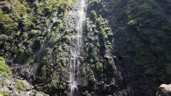 WISATA BOYOLALI - Air Terjun Semuncar di Lereng Gunung Merbabu, Boyolali, Jawa Tengah.(KOMPAS.com/ANGGARA WIKAN PRASETYA)