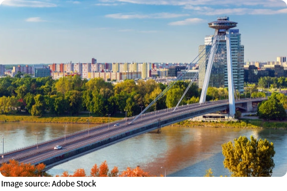 Ngắm bratislava từ trên cao