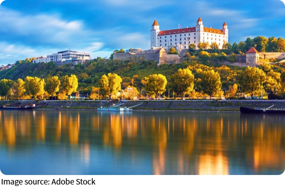 Ngắm bratislava từ trên cao