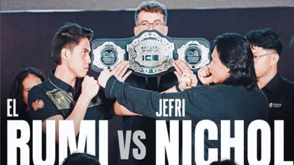 REMATCH TINJU - EL Rumi menang TKO atas Jefri Nichol dalam duel tinju acara bertajuk Superstar Knockout Vol. 3 – King of the Ring, di JCC, Senayan, Jakarta, Sabtu (9/8/2025). El Rumi kalahkan Jefri Nichol tak sampai 1 menit.