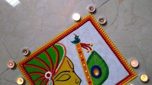 Janmashtami 2025: Rangoli design from Murali to Morpankh which will make your Kanha welcome memorable