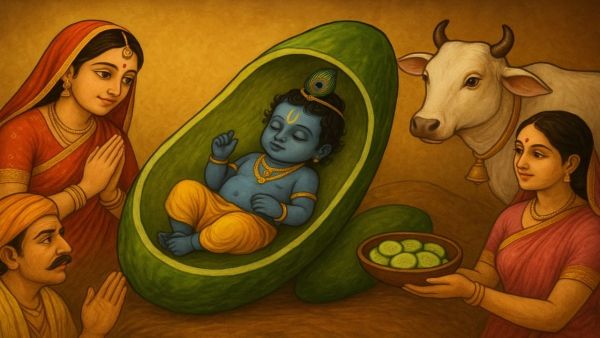 Krishna Janmashtami 2025: Krishna is born with cucumbers on Janmashtami, know what to do with that cucumber after worship?