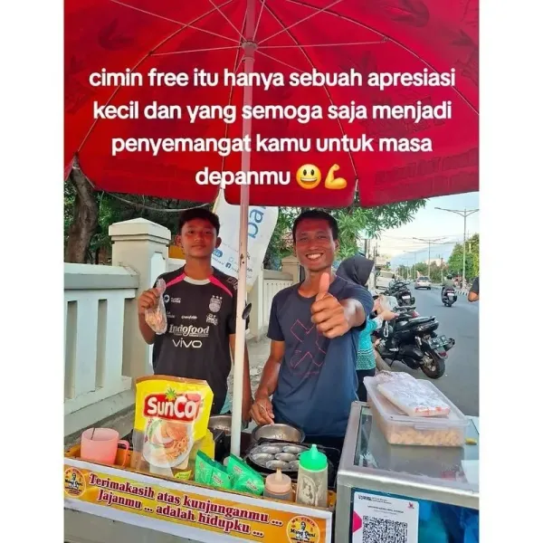 Penjual cimin Haru! Cerita Penjual Cimin Beri Cimin Gratis untuk Murid Berprestasi