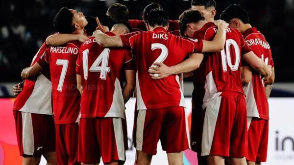 RUMOR NATURALISASI TIMNAS INDONESIA - Potret foto bersama skuad Timnas Indonesia di ajang Kualifikasi Piala Dunia 2026.
