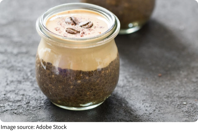 Pudding mocha chia