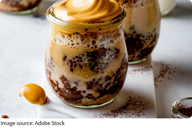 Pudding mocha chia