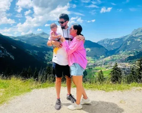 Ishant and Pratima with their daughter 