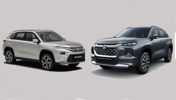 Toyota Urban Cruiser Hyryder vs Maruti Suzuki Grand Vitara