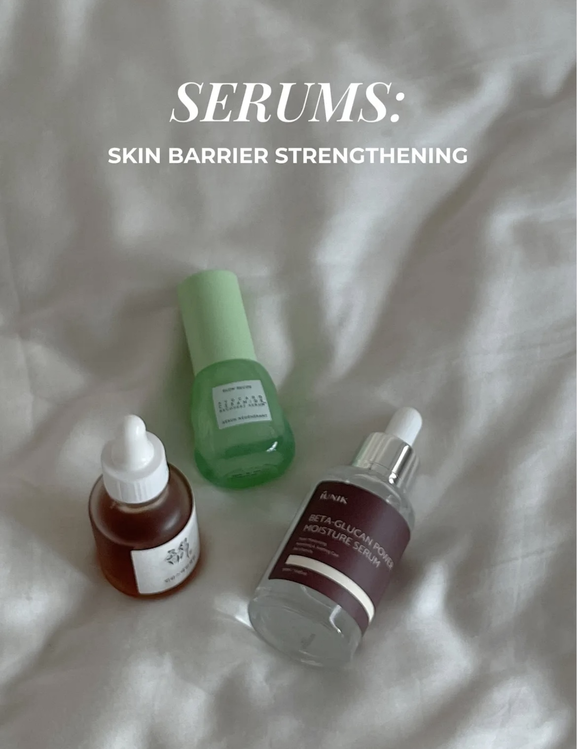 Serums: Skin Barrier!